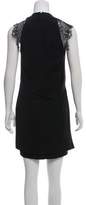 Thumbnail for your product : The Kooples Lace-Accented Draped Dress