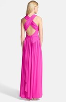 Thumbnail for your product : Halston Crisscross Jersey Gown