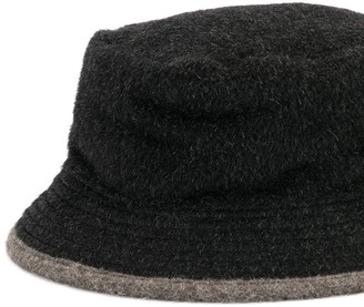Hermes Pre-Owned Two-Tone Alpaca Bucket Hat