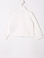 Thumbnail for your product : Moncler Enfant Frill Trim Padded Track Jacket
