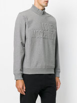 Thumbnail for your product : Love Moschino embossed logo sweatshirt