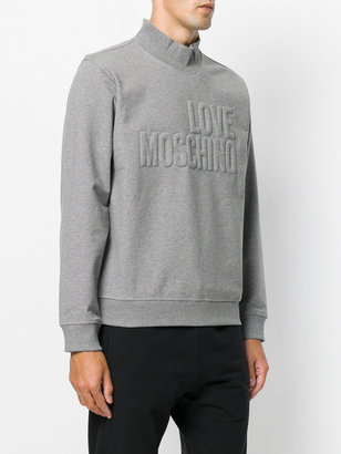 Love Moschino embossed logo sweatshirt