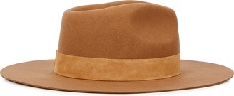 LACK OF COLOR The Mirage Camel Wool Felt Fedora - Brown