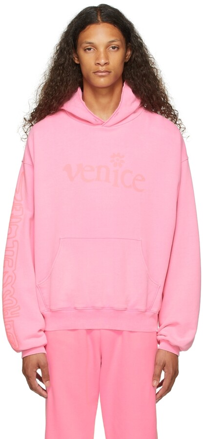 ERL Pink 'Venice Be Nice' Hoodie - ShopStyle