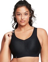 Thumbnail for your product : Glamorise Full Figure Plus Size High Impact Seamless Sports Bra Underwire #9066 Black