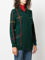 Thumbnail for your product : JC de Castelbajac Pre-Owned 1970s Knitted Check Jacket