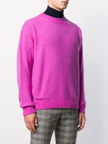 Thumbnail for your product : Laneus Ribbed Crew Neck Jumper