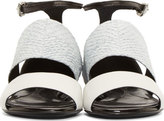 Thumbnail for your product : McQ Grey Fish Leather Erin Sandals