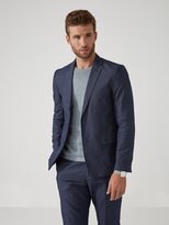Thumbnail for your product : Frank and Oak The Laurier Micro-Dot Cotton Suit Jacket in Navy