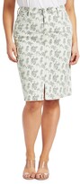Thumbnail for your product : Slink Jeans, Plus Size Roses Slim-Fit Pencil Skirt