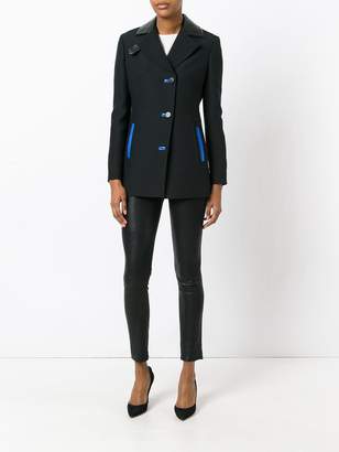 Versace blue accented jacket