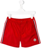Thumbnail for your product : Moncler Enfant Side Stripe Swim Shorts