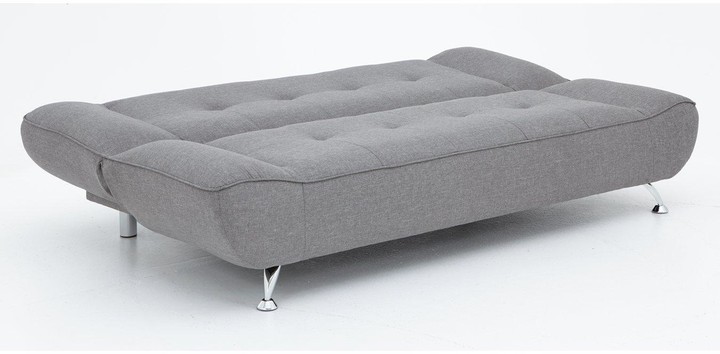 lima fabric sofa bed black