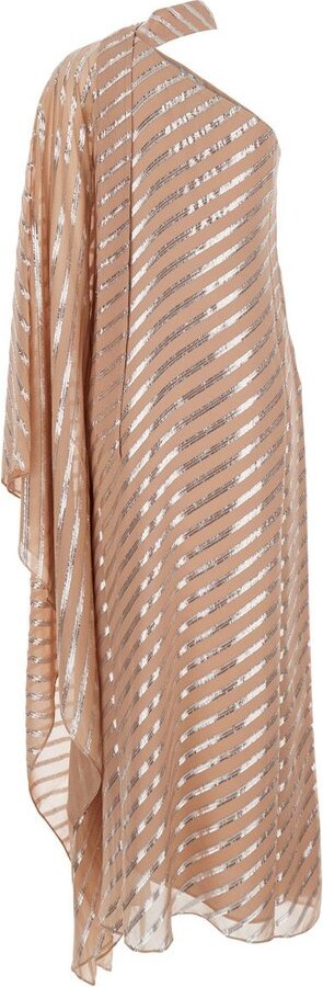 Taller Marmo Petra Striped One-Shoulder Dress