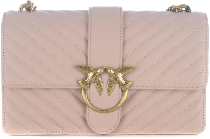 Pinko Borsa love Classic Icon In Nappa Trapuntata - ShopStyle Shoulder Bags