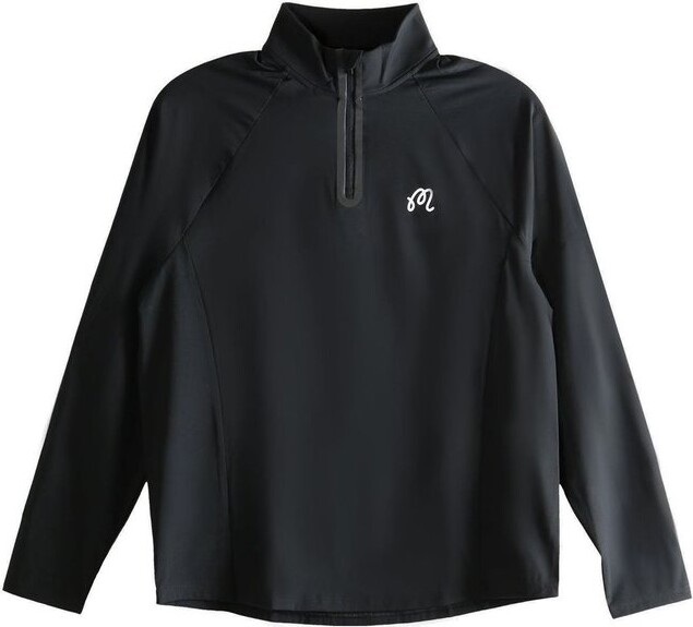 Malbon Golf Performance Raglan Quarter Zip Sweatshirt