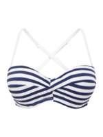 Thumbnail for your product : Freya Twist stripe bandeau bikini top