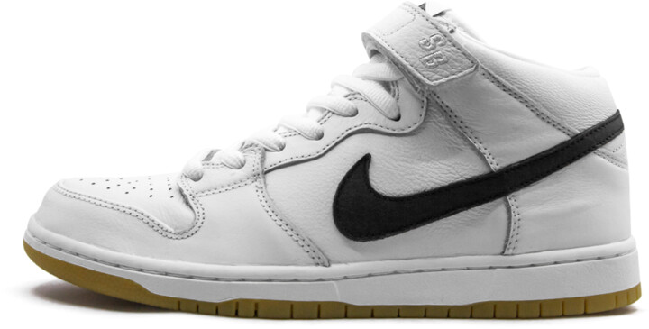 nike dunk mid orange label