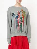Thumbnail for your product : Alexander McQueen embroidered sweatshirt