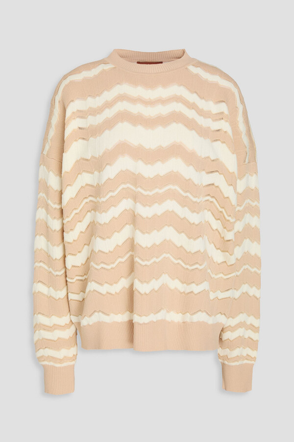 Jacquard-knit sweater