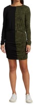 Thumbnail for your product : n:philanthropy Grant Half Camo Colorblock Bodycon Dress
