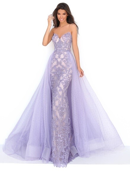 scarlett embellished tulle maxi dress