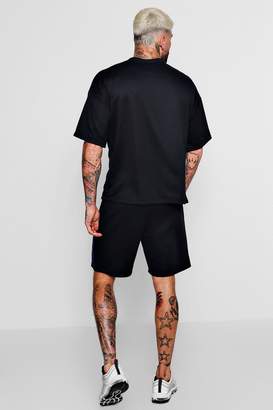 boohoo Oversized Drop Shoulder T-Shirt & Short Set