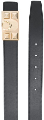 Hermes Pre-Owned Studded Buckle Belt