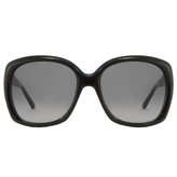 Thumbnail for your product : Gucci Black, Beige And Blue 57mm Squared Sunglasses