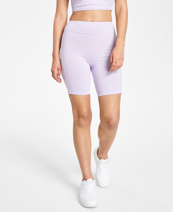 guess logo biker shorts