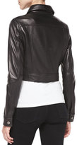 Thumbnail for your product : Neiman Marcus Cusp by Leather Western Crop Jacket, Black