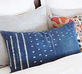 Thumbnail for your product : Pottery Barn Shibori Embroidered Lumbar Pillow Cover