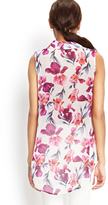Thumbnail for your product : Forever 21 Watercolor Floral Woven Shirt