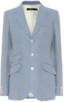 ralph lauren herringbone blazer womens