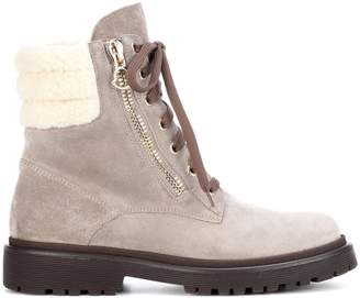 Moncler New Viviane suede ankle boots