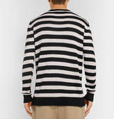 Thumbnail for your product : The Elder Statesman Striped Silk Sweater