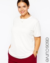Thumbnail for your product : ASOS CURVE Exclusive T-Shirt In Waffle