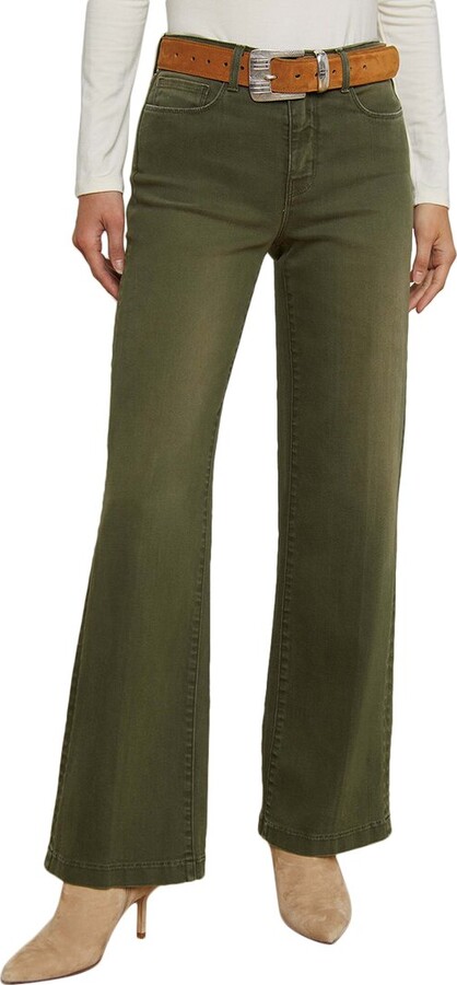 L'Agence Scottie High-Rise Picholine Wide Leg Jean