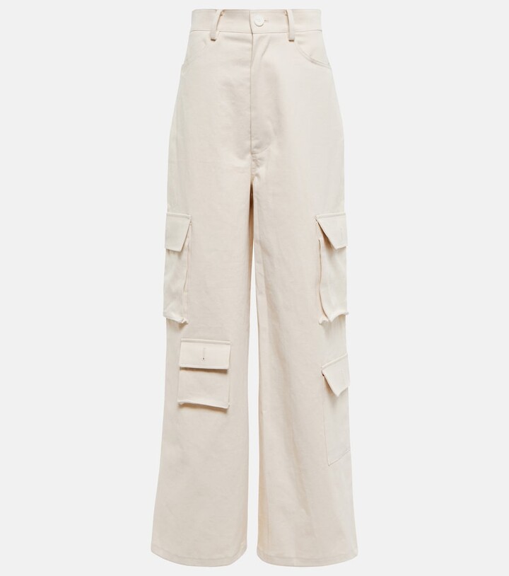 The Frankie Shop Hailey highrise cotton cargo pants ShopStyle