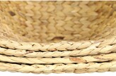 Thumbnail for your product : COSMO BY COSMOPOLITAN Oval Natural and White Dip-Dyed Water Hyacinth Wicker Storage Baskets with Round Handles - Set of 4