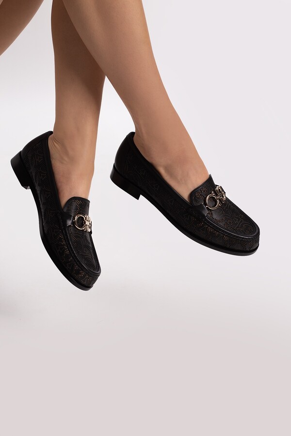 Salvatore Ferragamo 'Rolo' Loafers Women's Black - ShopStyle