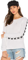 Thumbnail for your product : 525 America Lace Up Sleeve Sweater