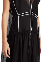Thumbnail for your product : Proenza Schouler Sheer A-Line Midi Dress