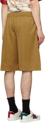 Gucci Tan Jersey Stripe Shorts