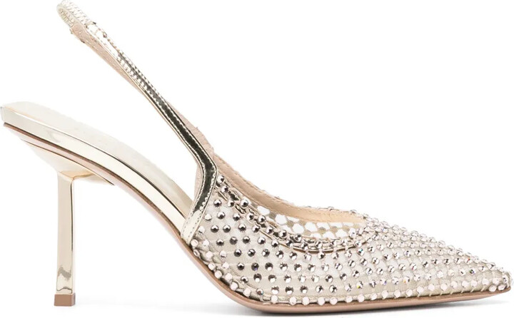 Le Silla Gilda 85mm crystal-embellished pumps