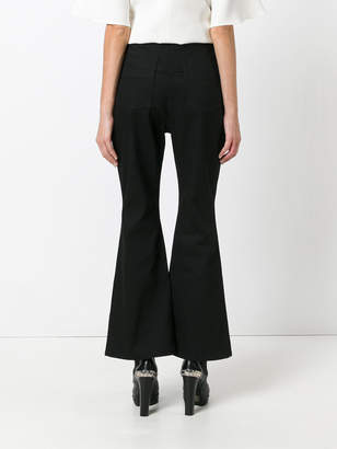Ellery flared cropped trousers