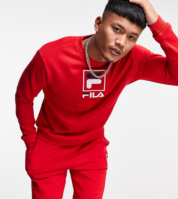 fila sweatshirt red