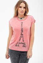 Thumbnail for your product : Forever 21 Plus Size Eiffel Tower Graphic Tee