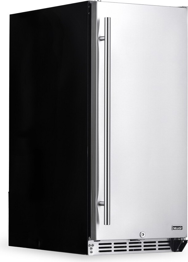 NewAir 15” Builtin 90 Can Outdoor Beverage Fridge in Weatherproof