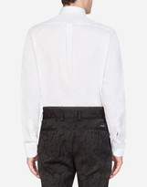 Thumbnail for your product : Dolce & Gabbana Cotton Jacquard Martini Shirt